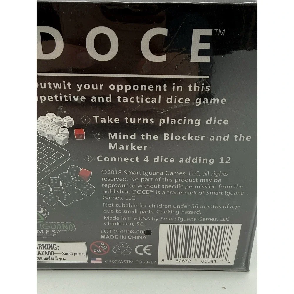 Doce- Math Dice Game- Use 4 Dice Adding to‎ 12 NEW Ages 9+